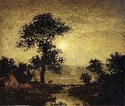 Ralph Blakelock Moonlight oil painting